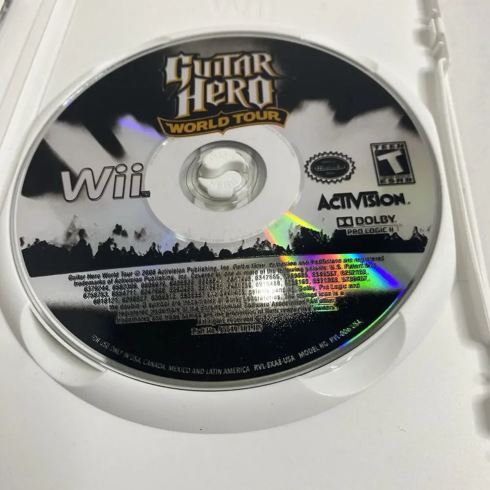 Guitar Hero World Tour + III Legends of Rock Wii Lot Tested And Works